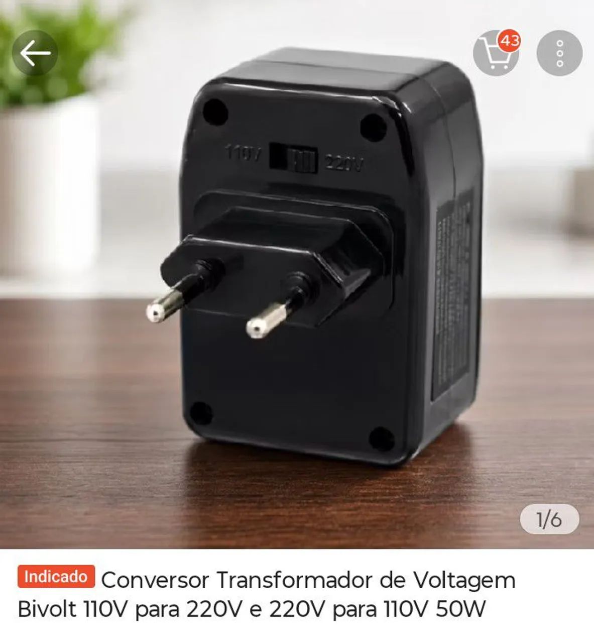 Vendo conversor transformador 
