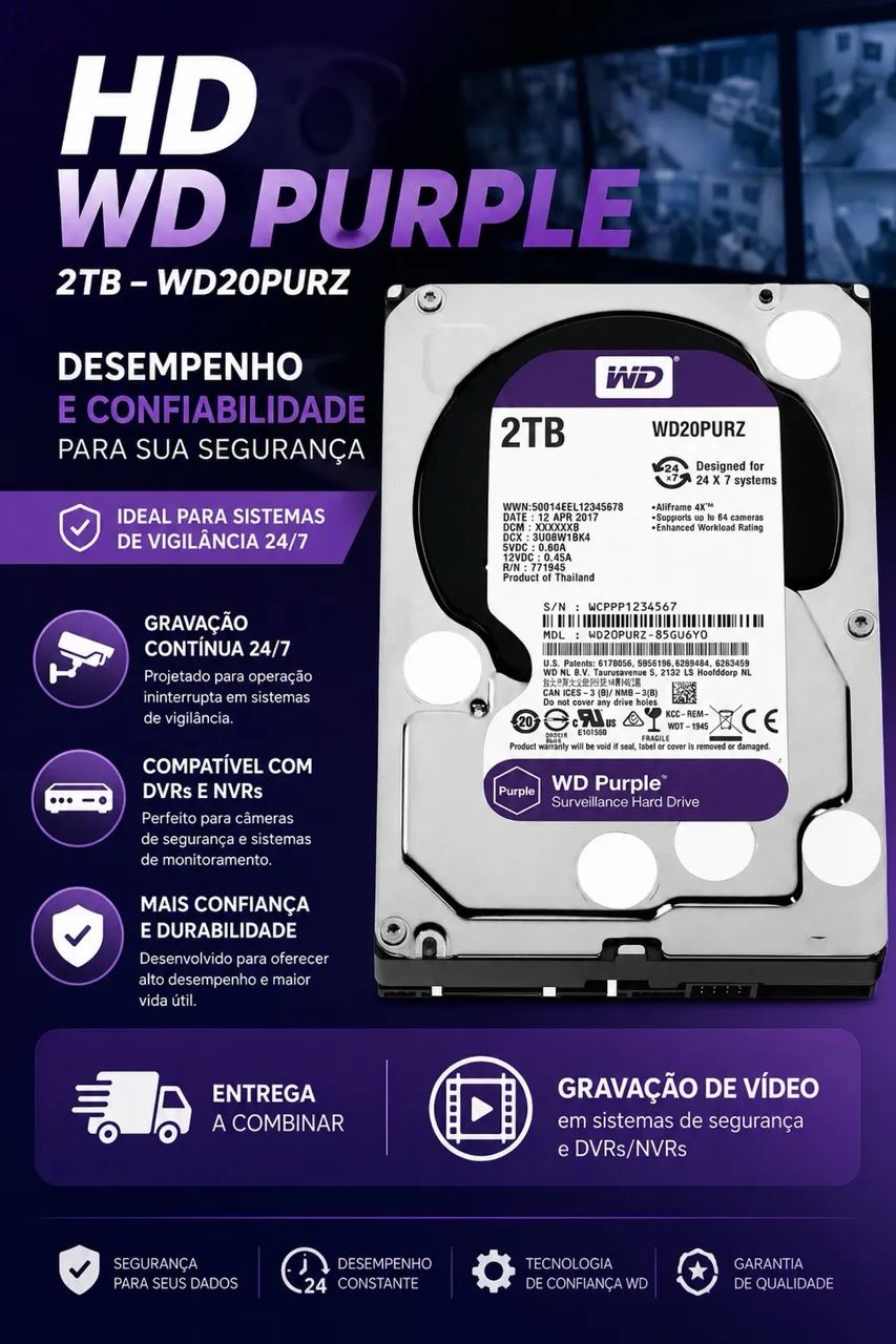 HD  WD Purple