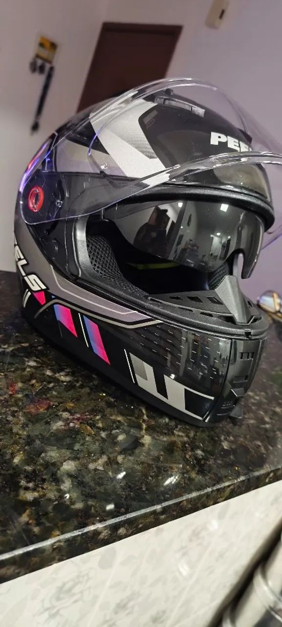 Capacete moto peels