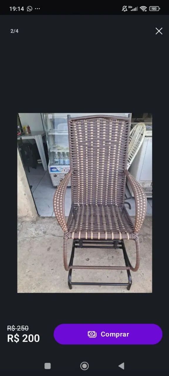 Reforma de Cadeira de balanço  - Foto 3