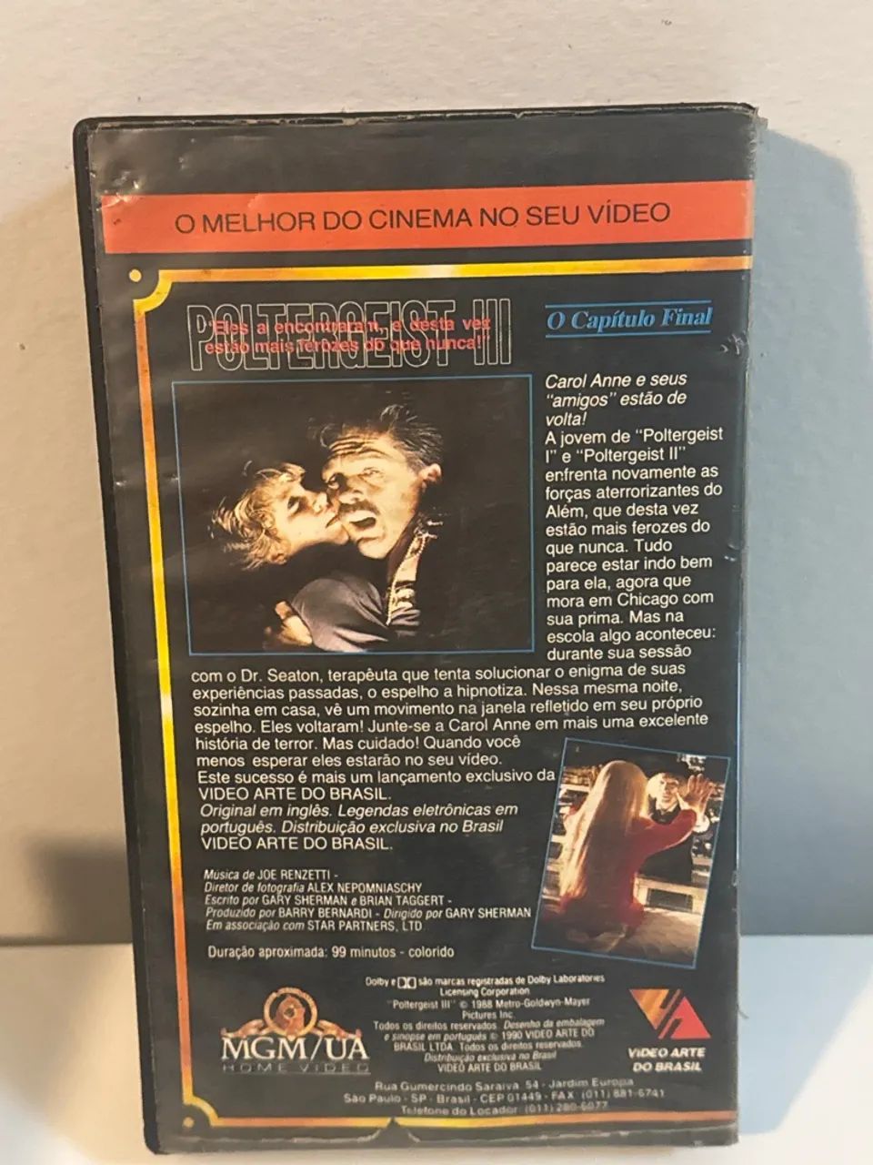 VHS Poltergeist 3 O Capítulo Final - Foto 2