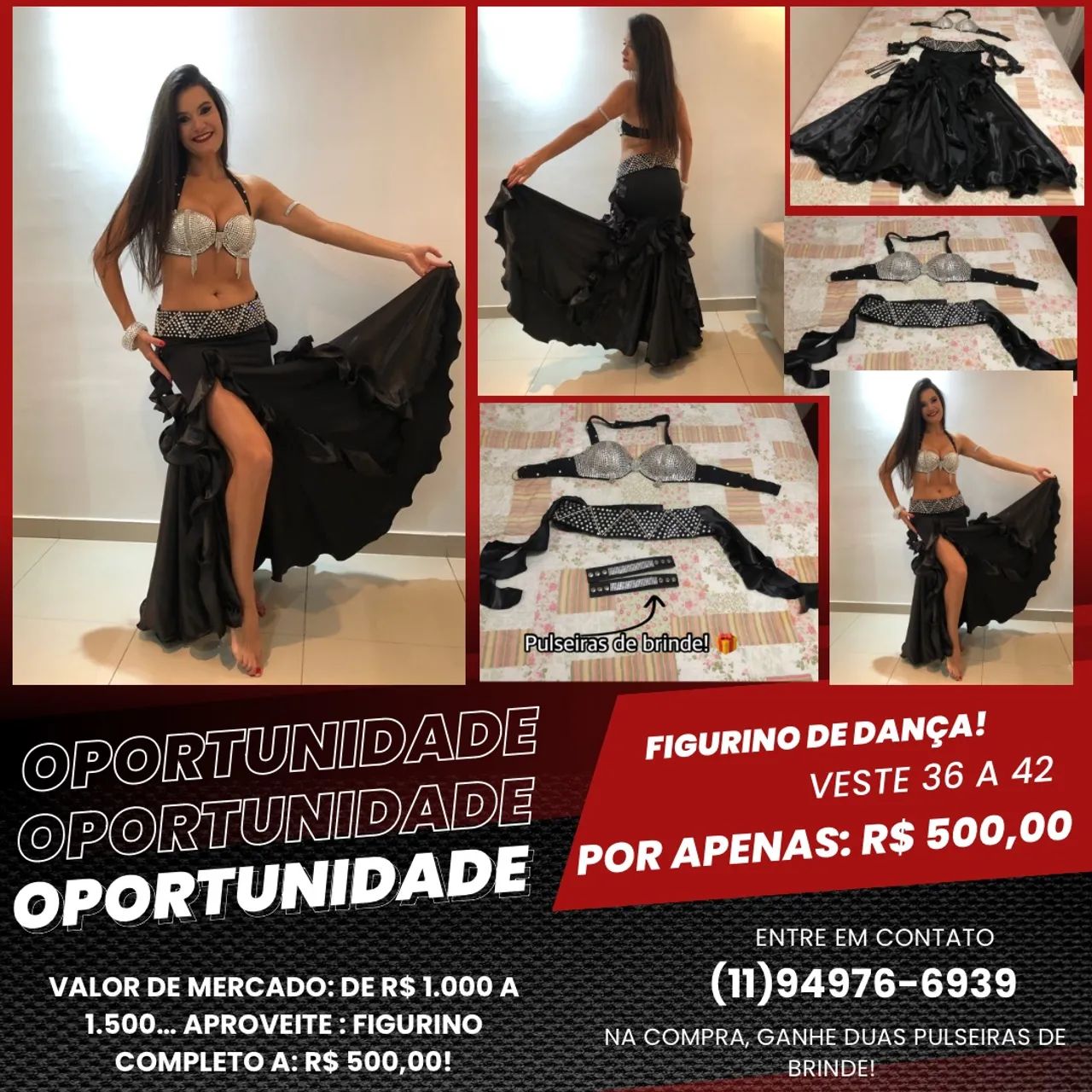Figurino de dança lindo! 