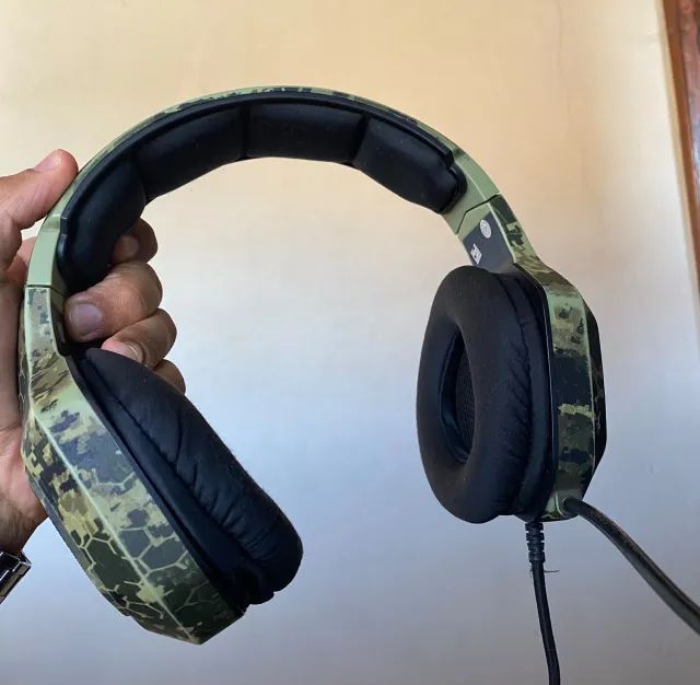Headset Gamer Camuflado Alta qualidade  - Foto 2
