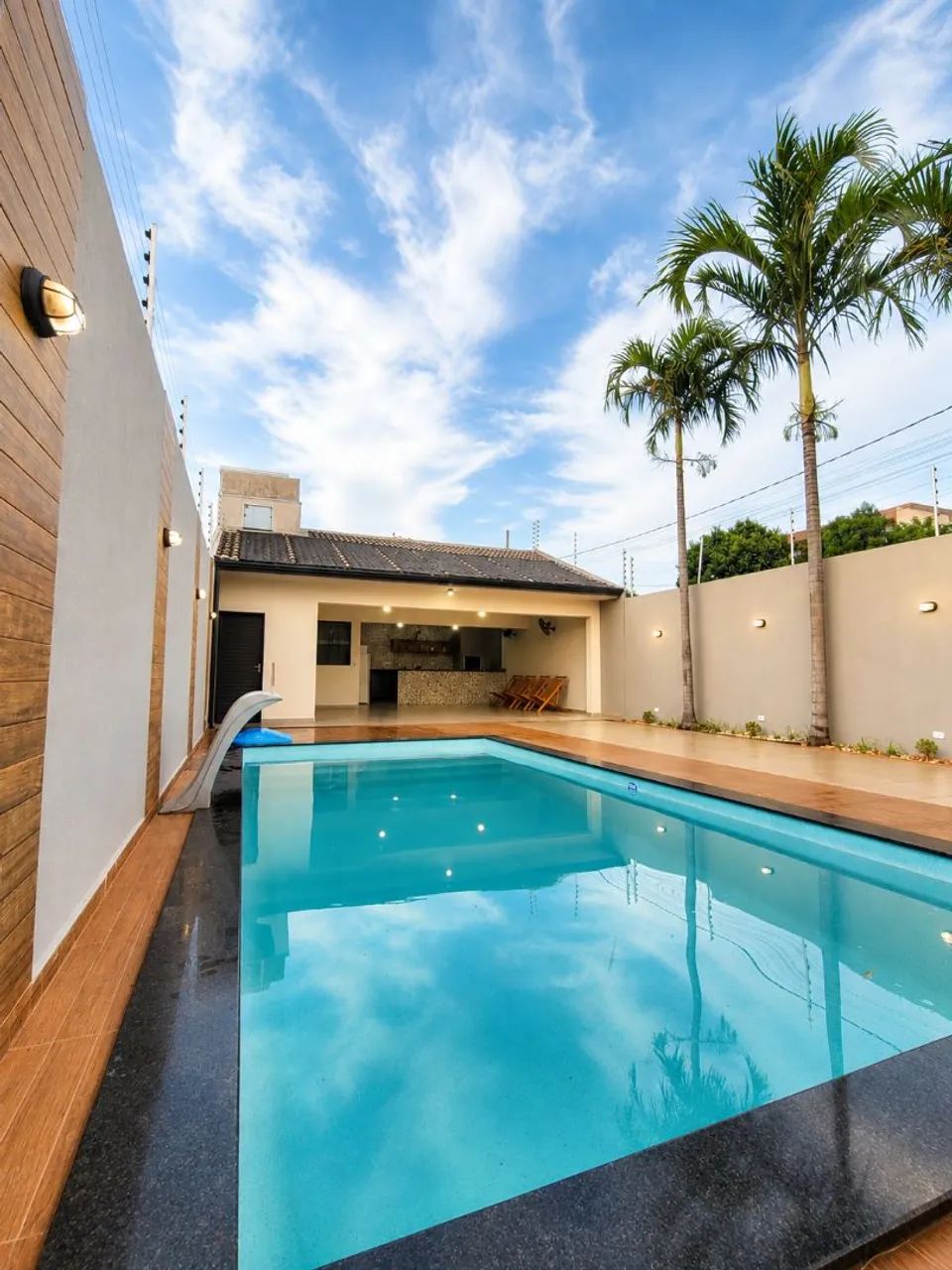 Área de Lazer com piscina aquecida - Locação