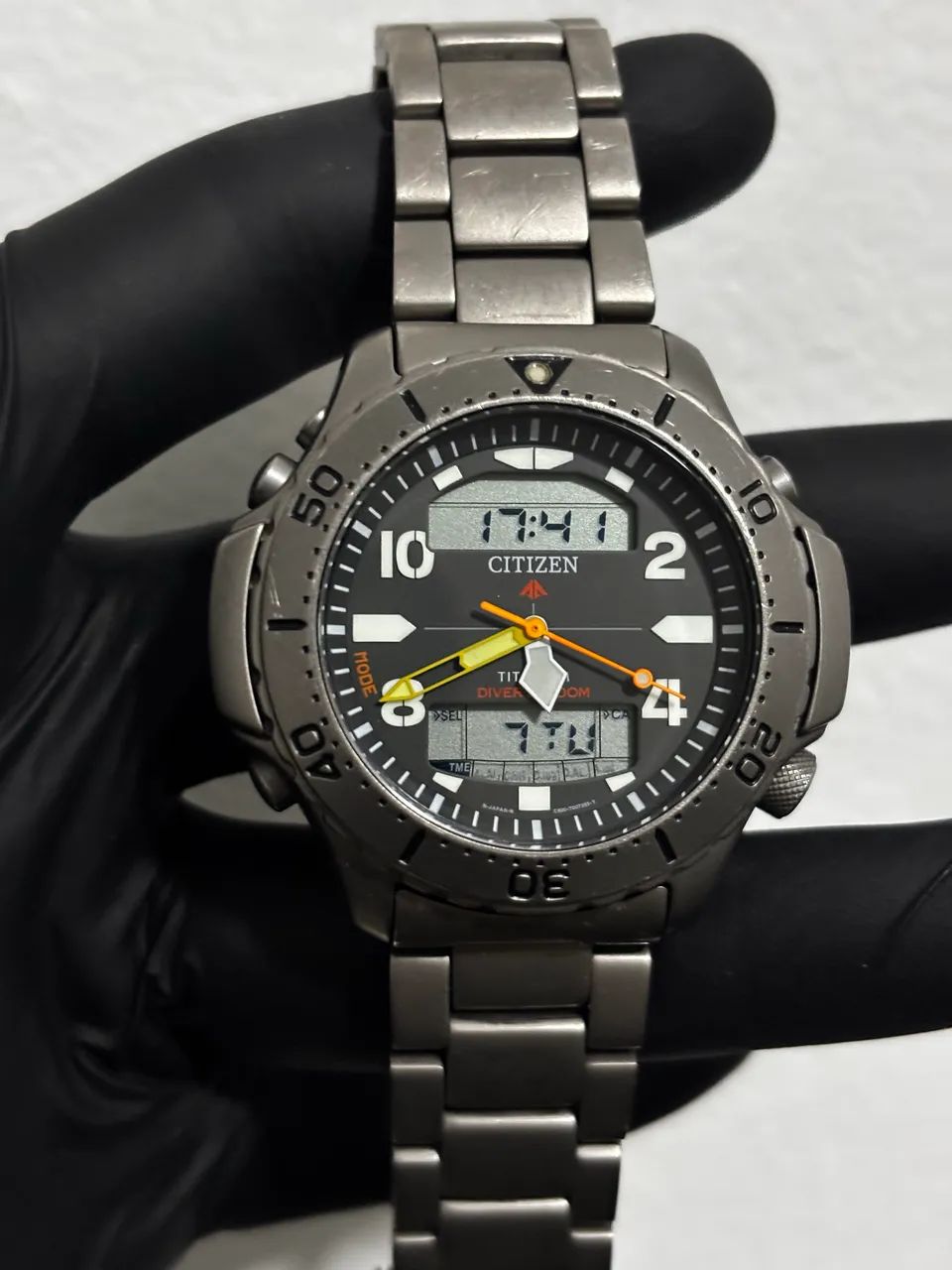 Relógio Citizen aquamount Titânio 