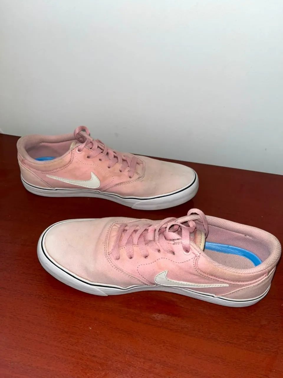 Tênis Nike SB Chron 2 Rosa e Branco 41 - Foto 4