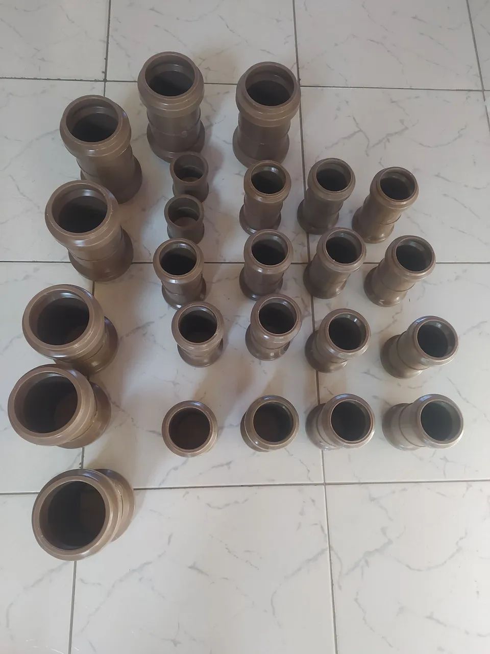 24 Luvas PVC PBA DN60mm e DN75mm