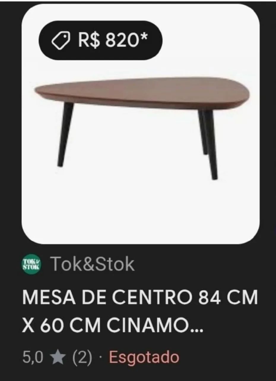 Mesa de centro Tok stok - Foto 2