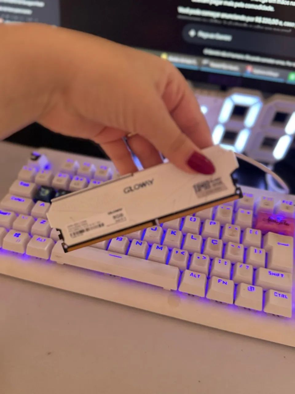 Memória RAM Glowy 8GB - Foto 3