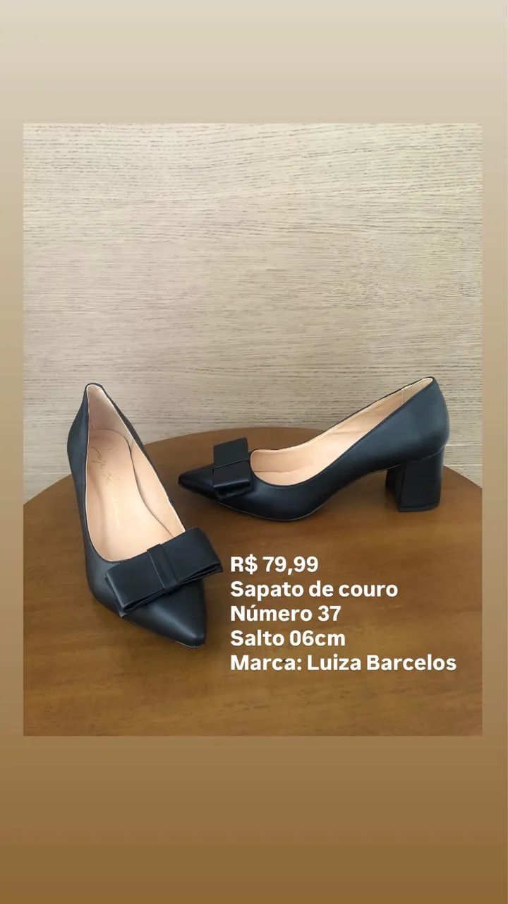 Sapato número 37 Luiza Barcelos - Foto 2