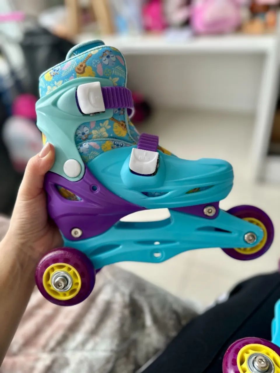 Kit de Patins Stitch - PERFEITO E SUPER NOVINHO