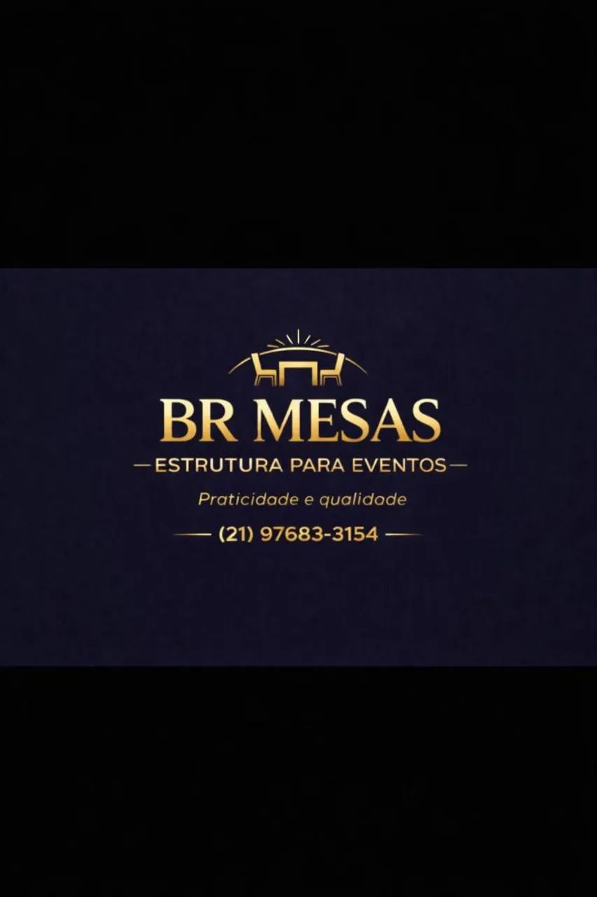 Mesas e cadeiras 