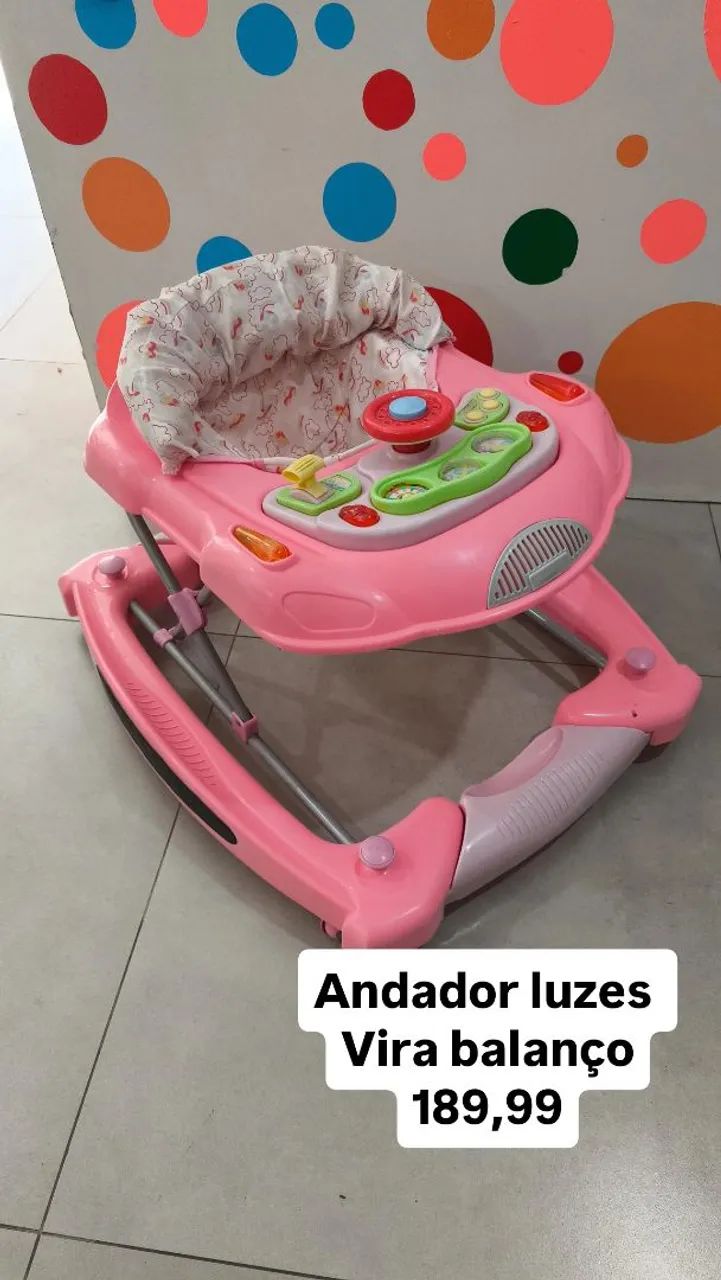 Andador vira  balanço 