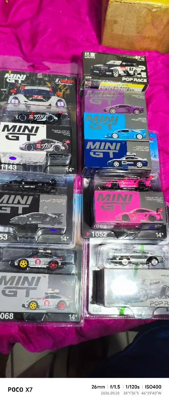 Lote Mini gt e pop Race 13miniaturas 