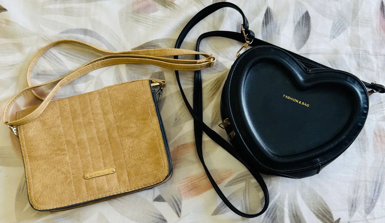 2 bolsas laterais / transversal casual com regulagem 