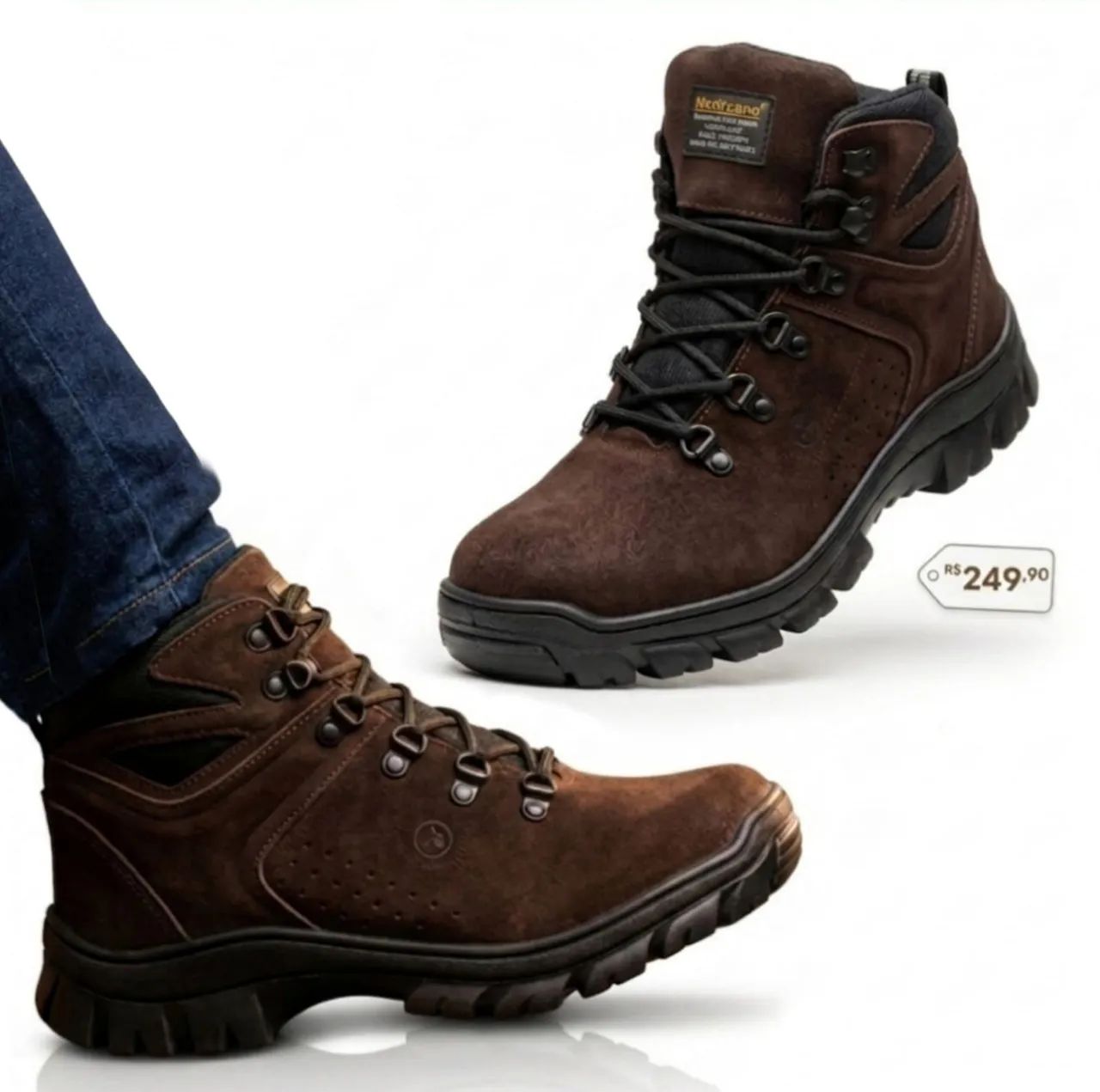 Bota C.A Arizona Marrom  - Foto 2