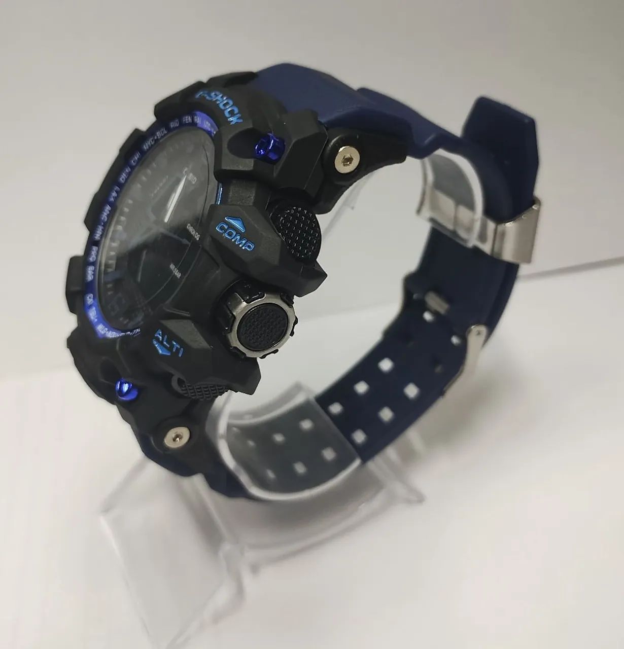 Relógio preto e azul novo - Foto 3