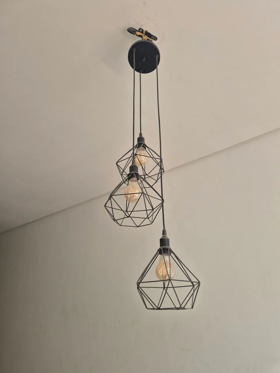 Pendente retrô triplo