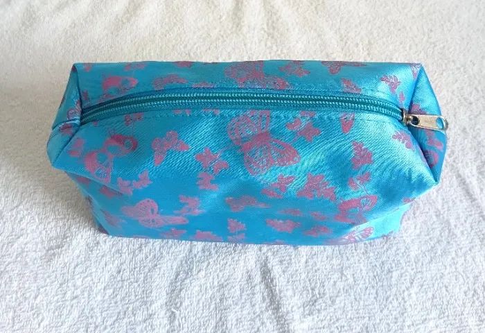 Bolsa Necessaire Estojo Borboleta Azul - Foto 2