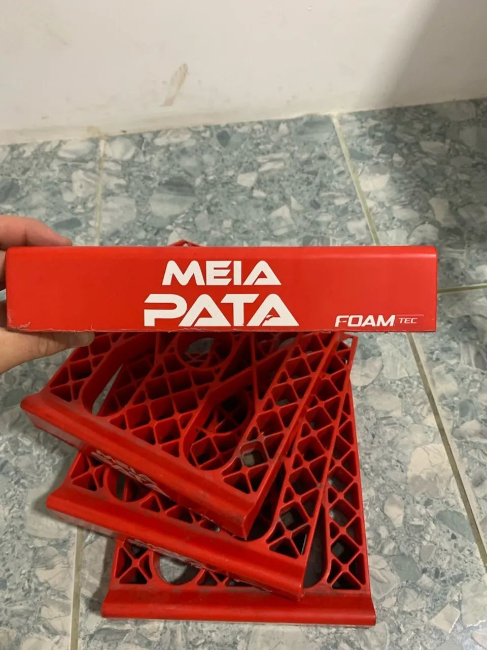 Kit 4 Meia Pata Foamtec para elevação de carros - Foto 4