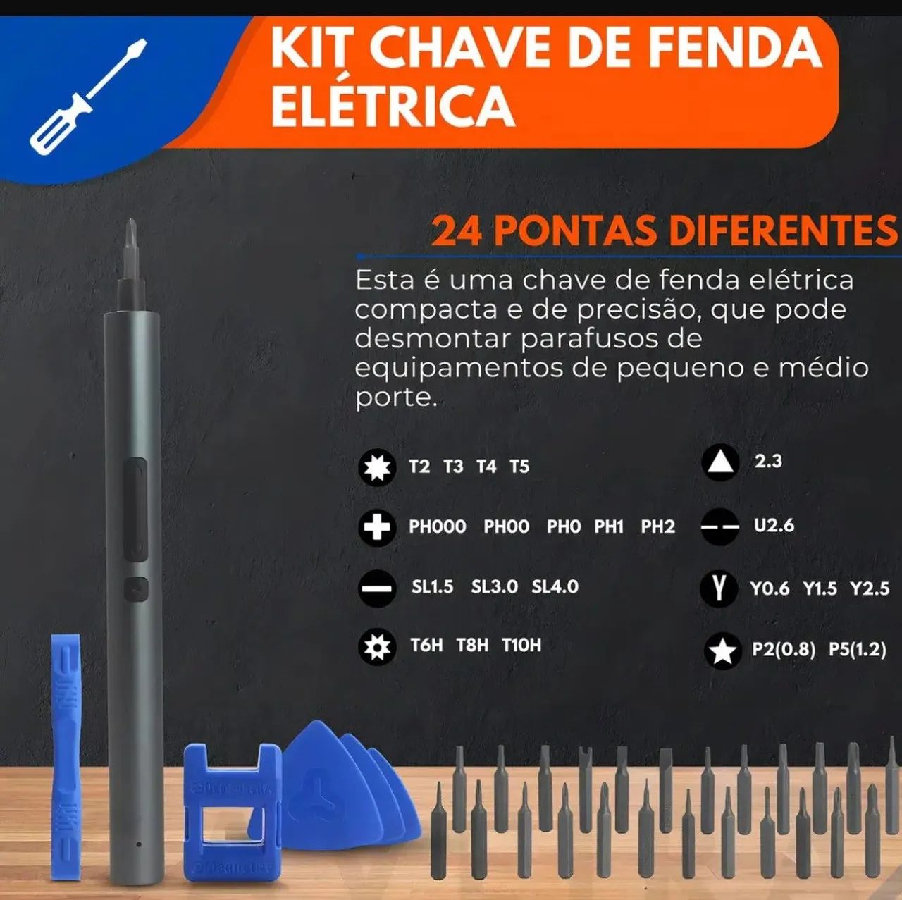 Chave precisão elétrica para celular 