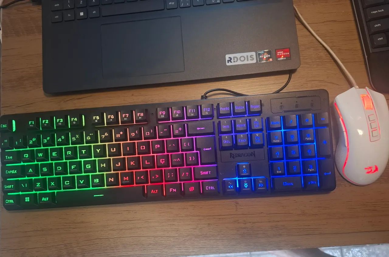 Teclado e mouse com fio RedDragon