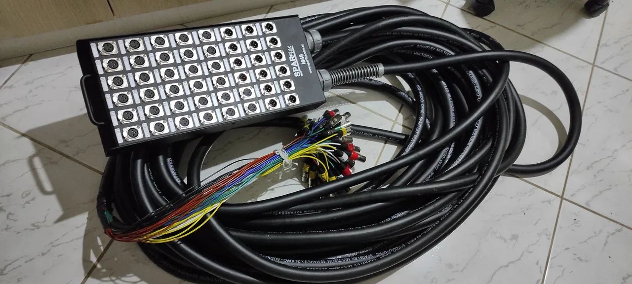 Multicabos 35M, 48 vias com bandeja e case. - Foto 4
