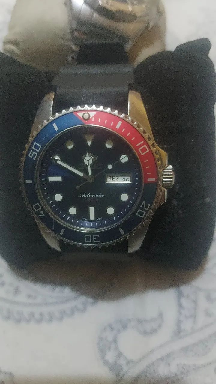 relógio orient submarine automático