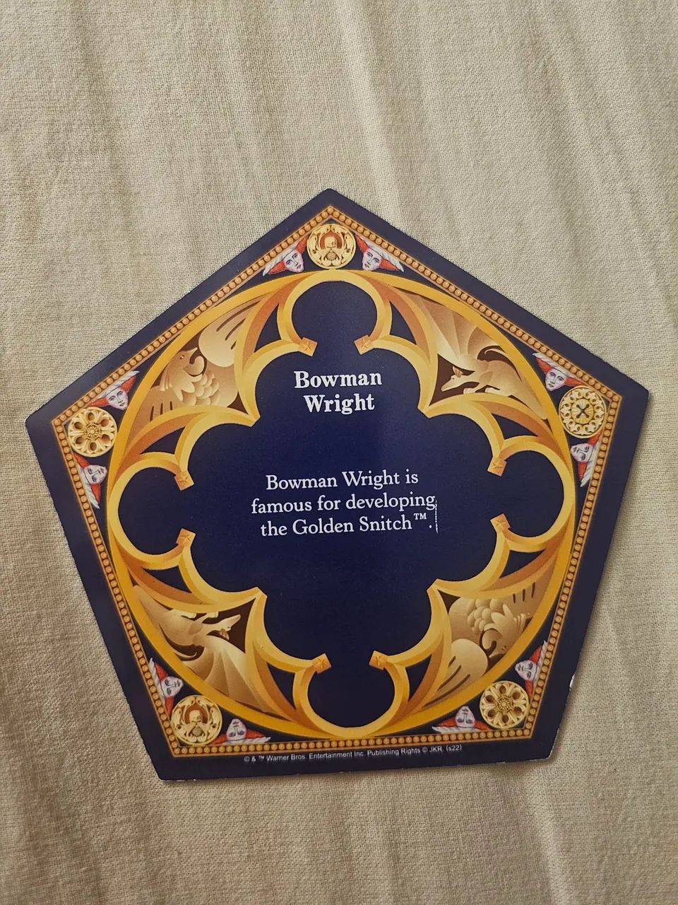 Card Sapo de Chocolate Bowman Wright (Harry Potter) - Foto 2