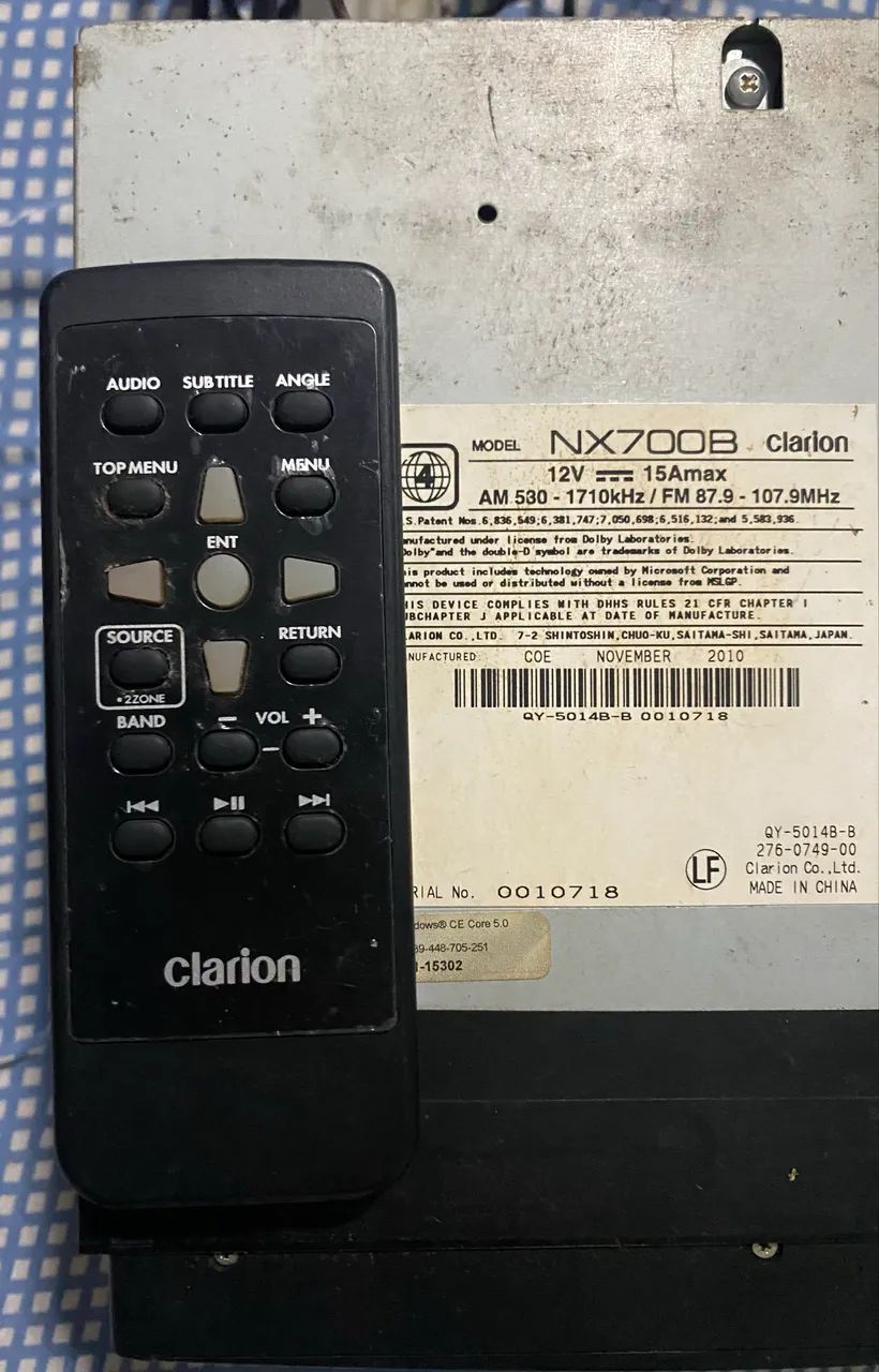 Central Multimídia nx700B clarion L200 TRITON  - Foto 3