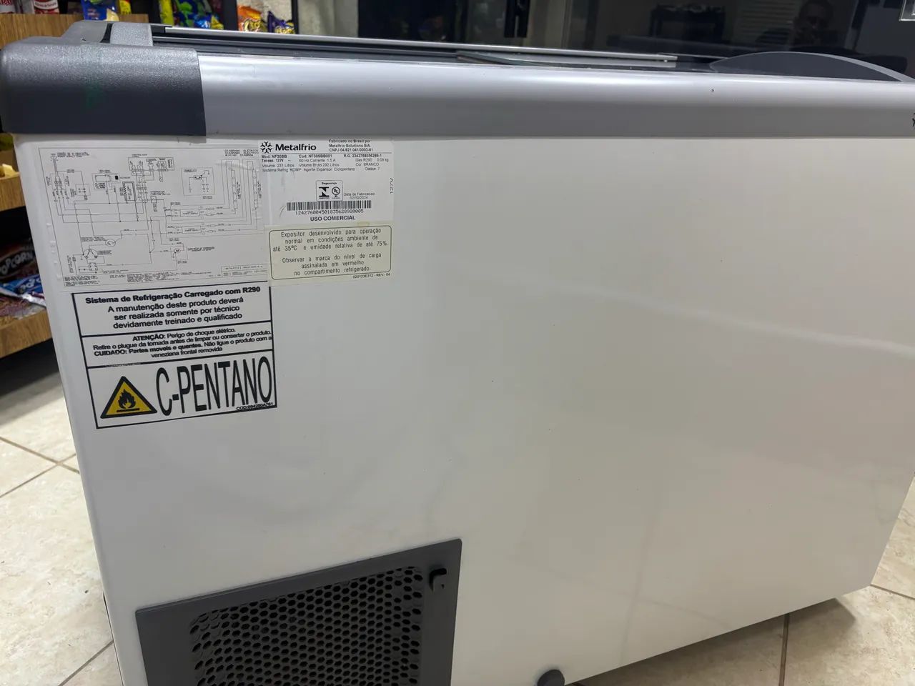 Freezer horizontal Metalfrio - Foto 2