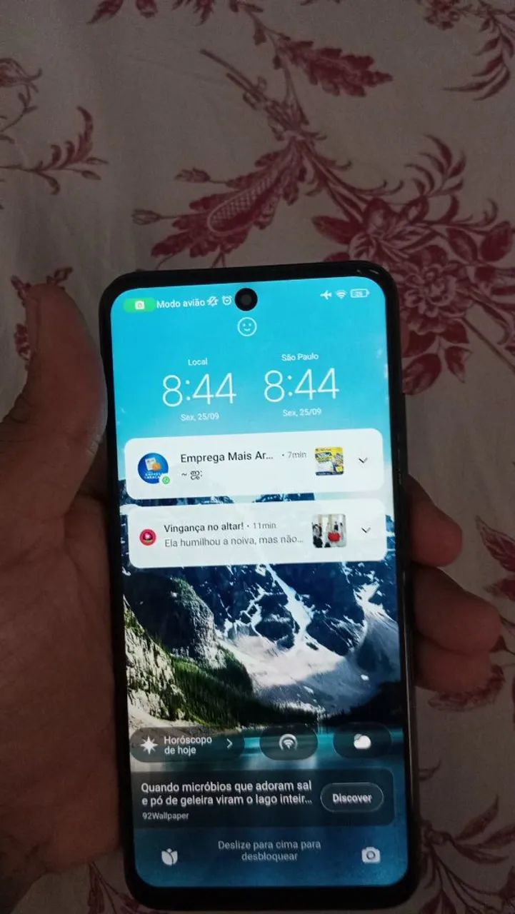Poco m5 pro obs: só o botão de abaixa não está pegando Cell top - Foto 2