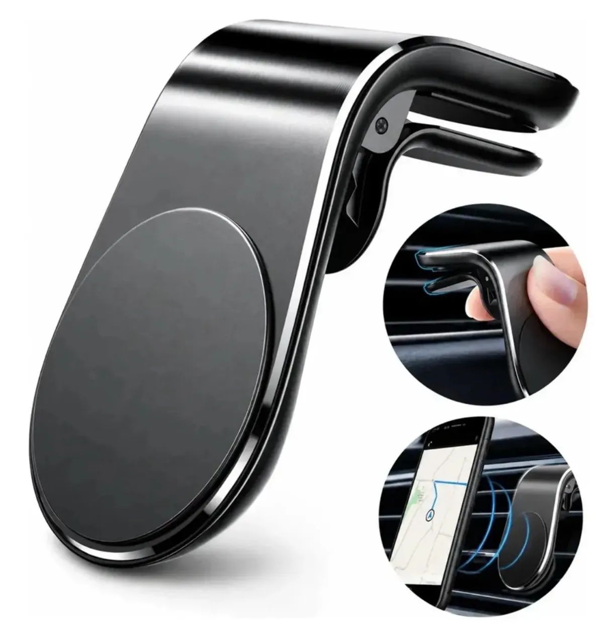 Suporte Celular Magnético 360º para carro  - Foto 4