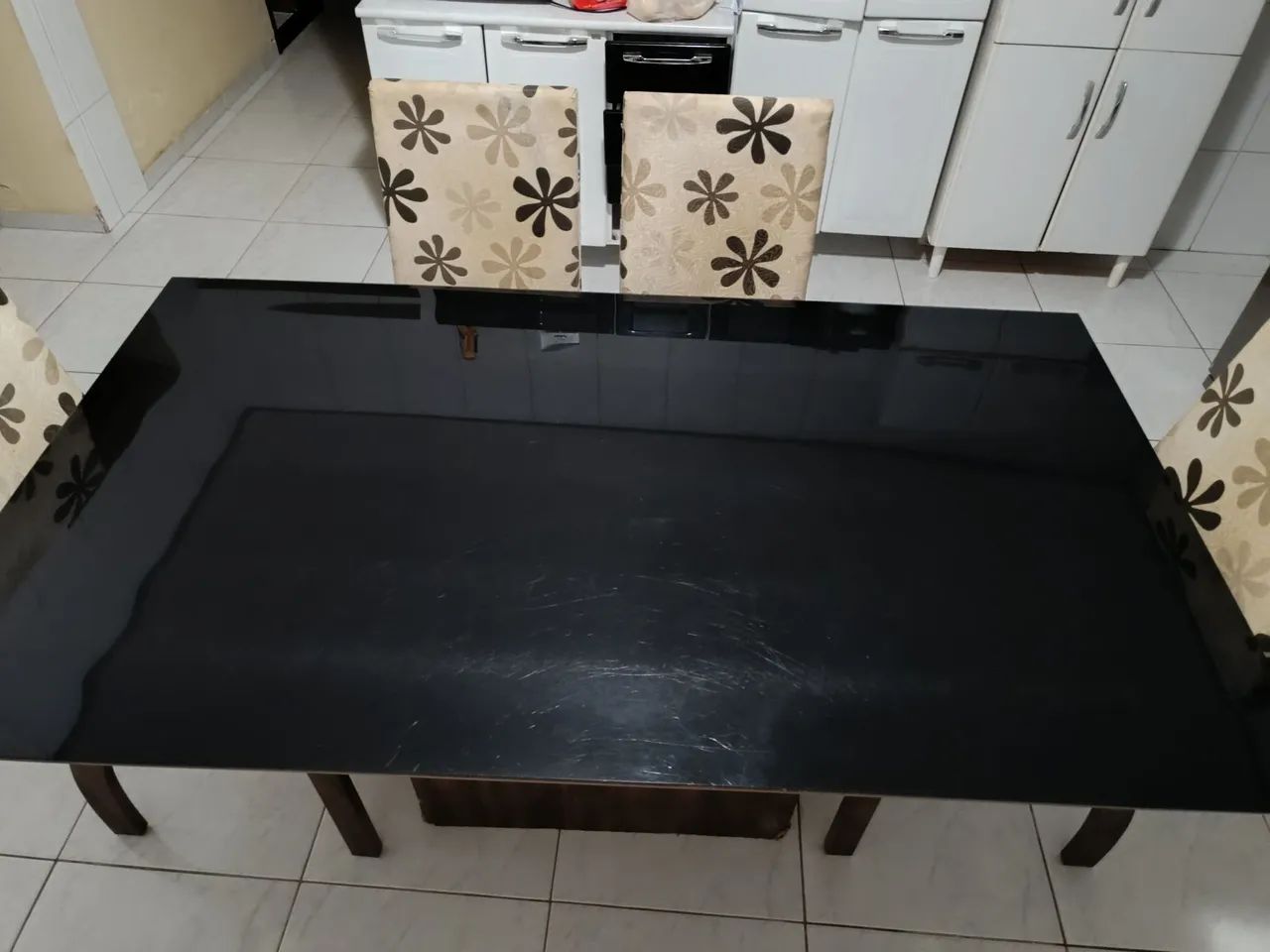 Mesa vidro 6 lugares - Foto 3