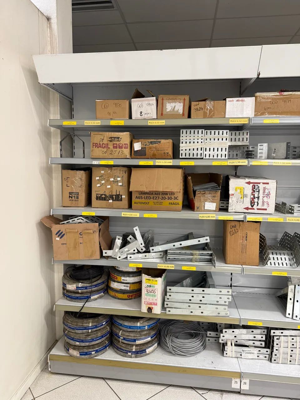 Gôndola de parede em aço reforçada para loja ou supermercado  - Foto 3