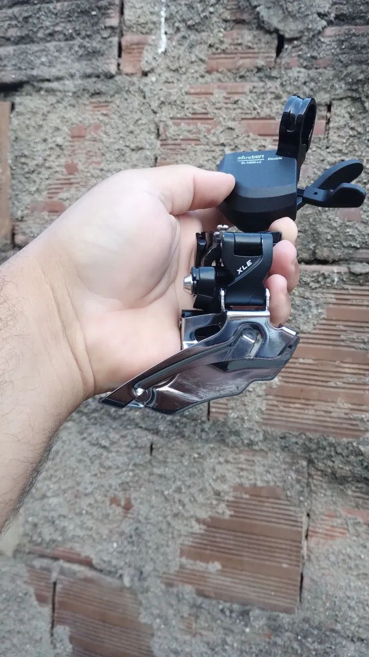 Câmbio e alavanca Microshit XLE 2x10 - Foto 4