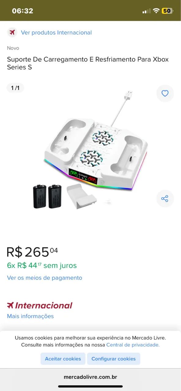 Base Carregavel Xbox