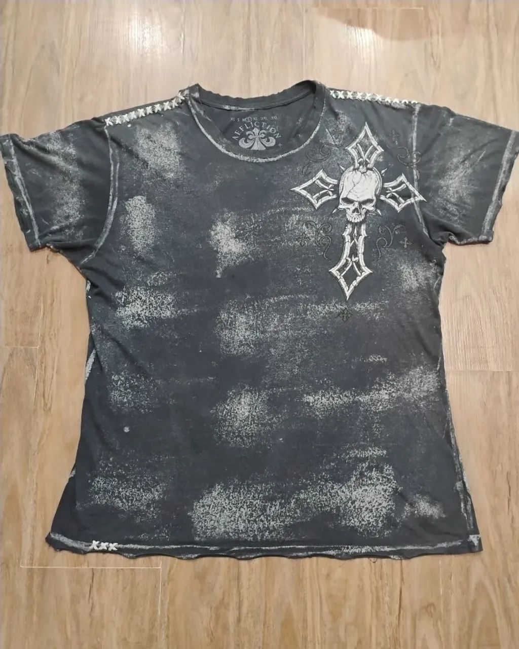 Affliction Skull & winged cross 1/1br