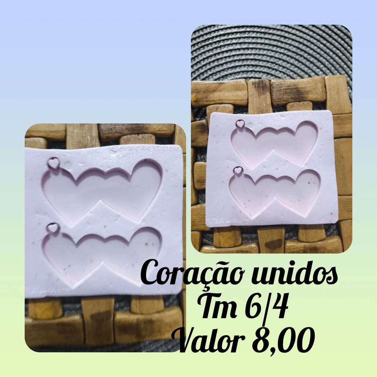 Molde coração 