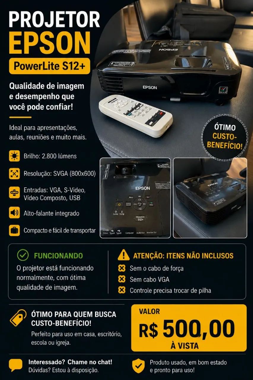 Projetor Epson 