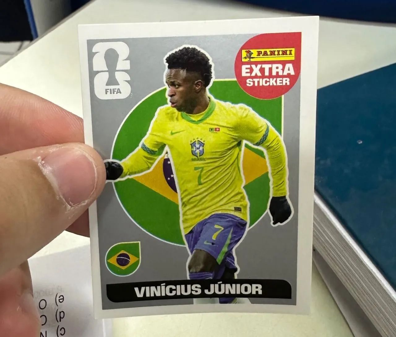 Vinicius Junior Figurinha Prata!