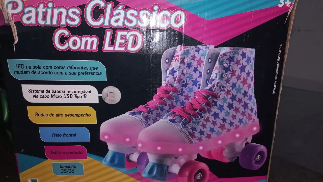 Patins com Led