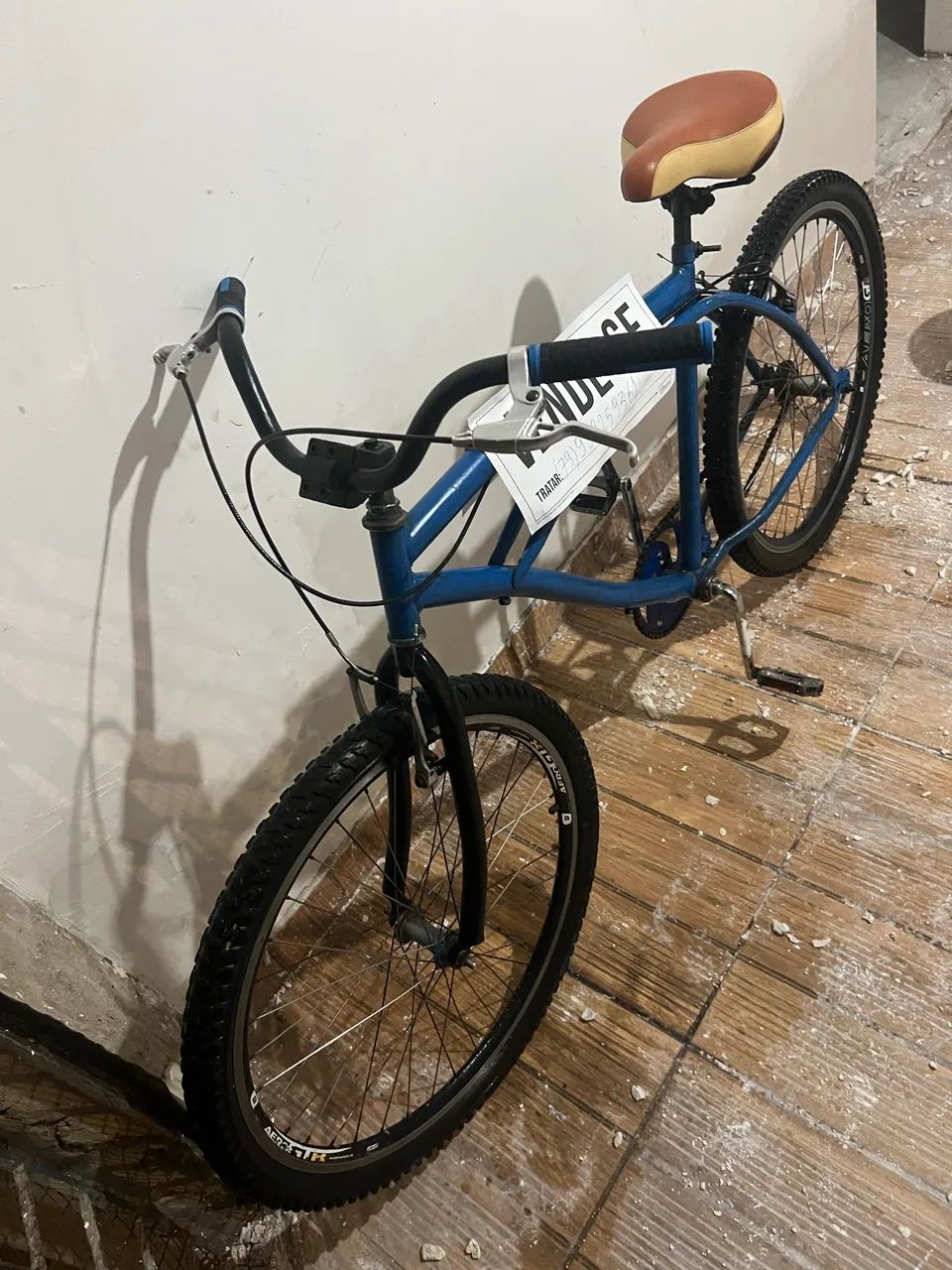 Vendo bicicleta aro 26peçae rodas nova - Foto 2