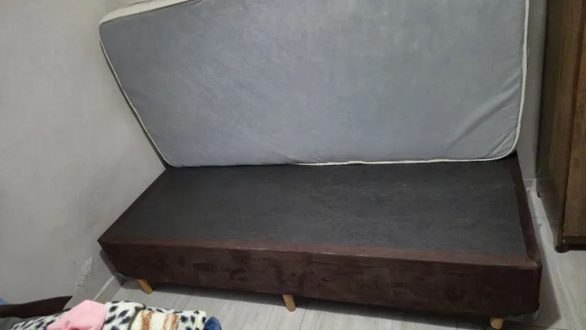 Cama de solteiro seminovo. Aceito proposta. - Foto 4
