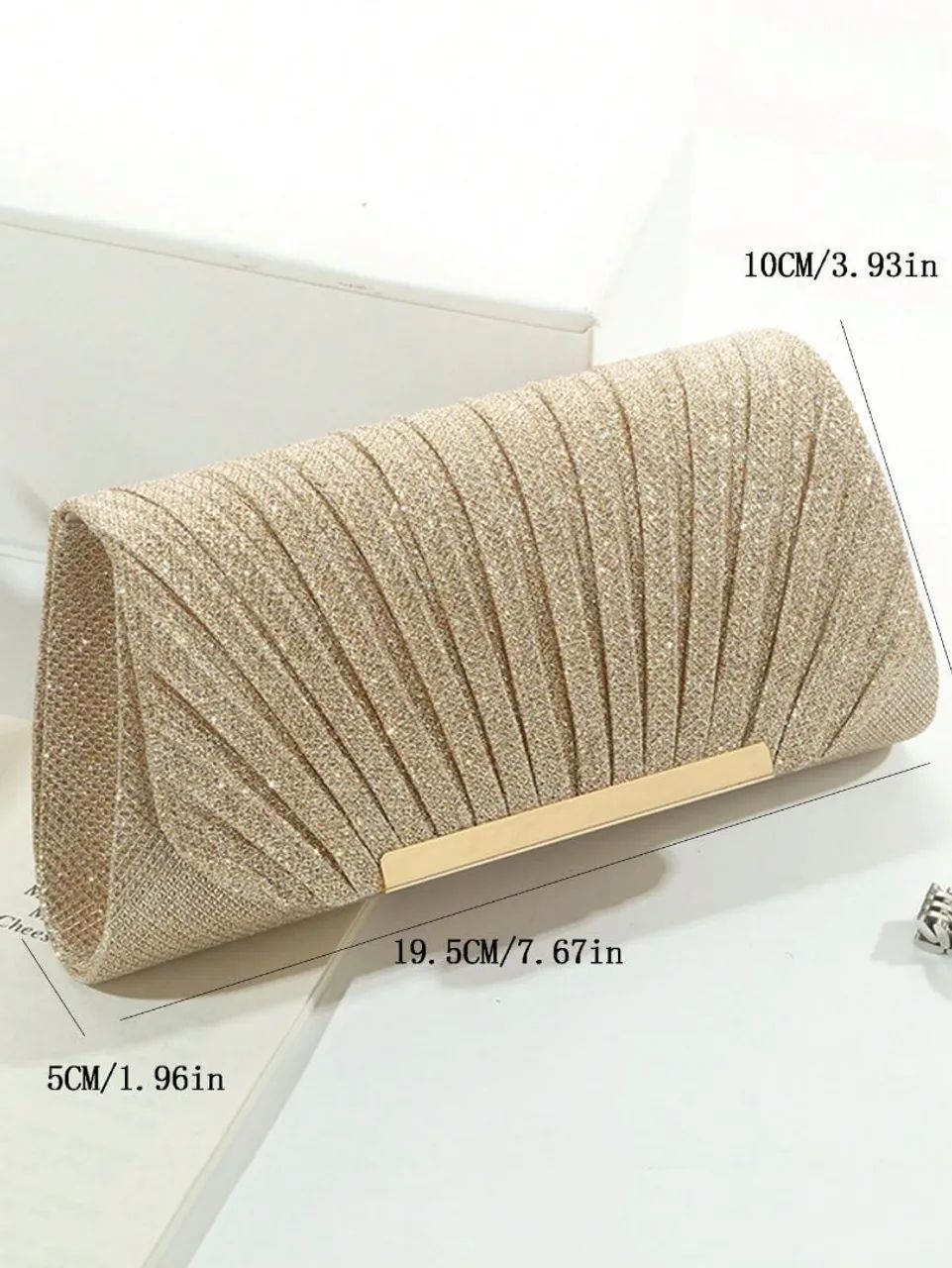 Bolsa Balde Decorada com Strass - Foto 2