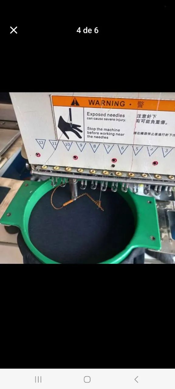 Bordadeira industrial/Máquina de bordar  - Foto 5