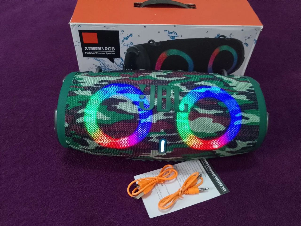 Caixa de som xtreme 3 grande 33 centímetro nova na caixa sem uso - Foto 3