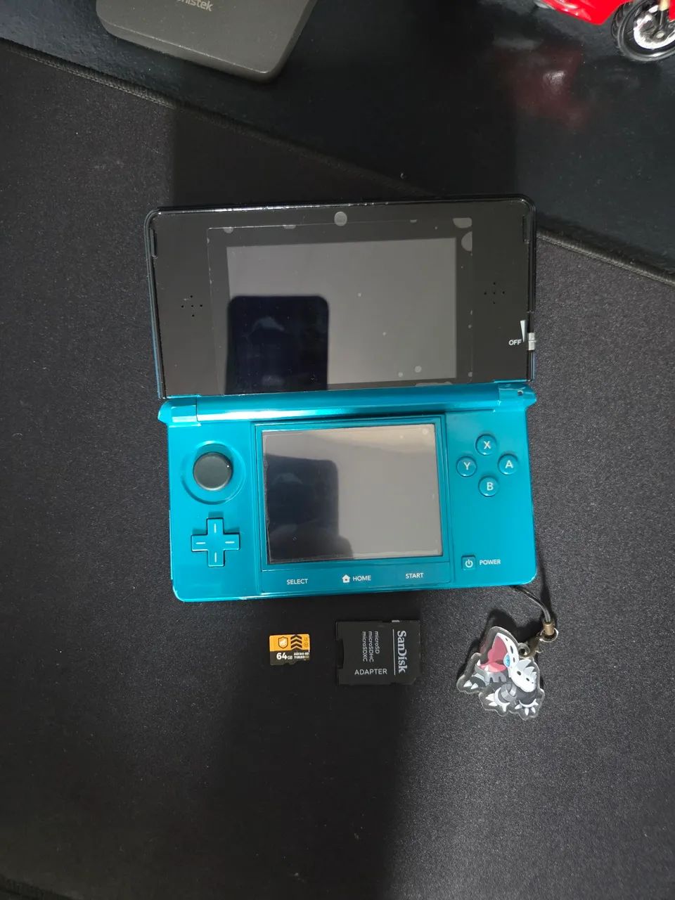 Nintendo 3ds completo com caixa, manual, base de carregamento e jogos - Foto 3