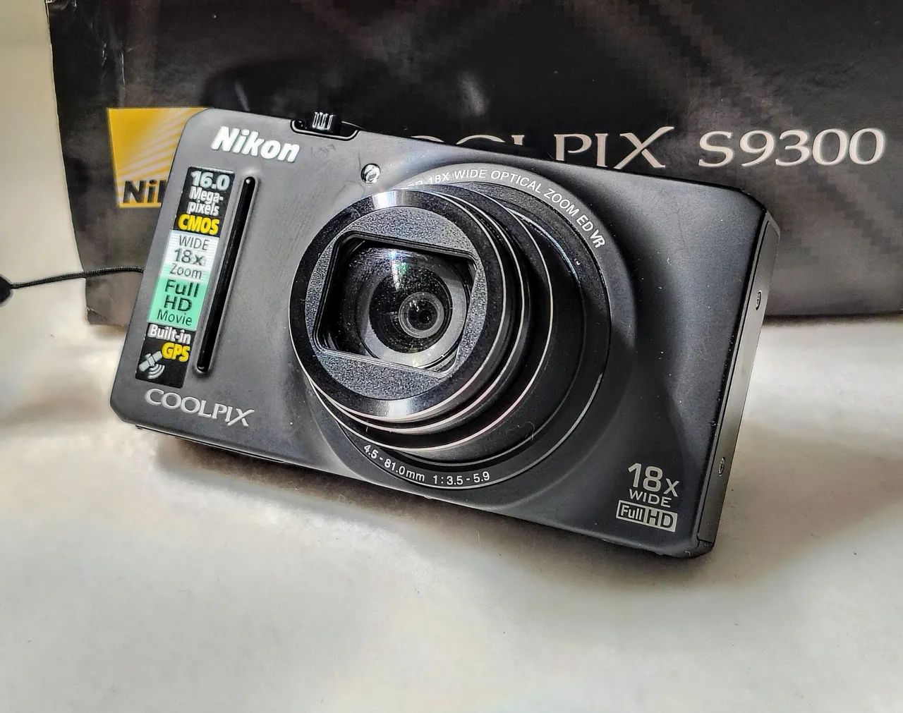 Nikon Coolpix s9300 na caixa - Câmeras e Filmadoras - Conjunto