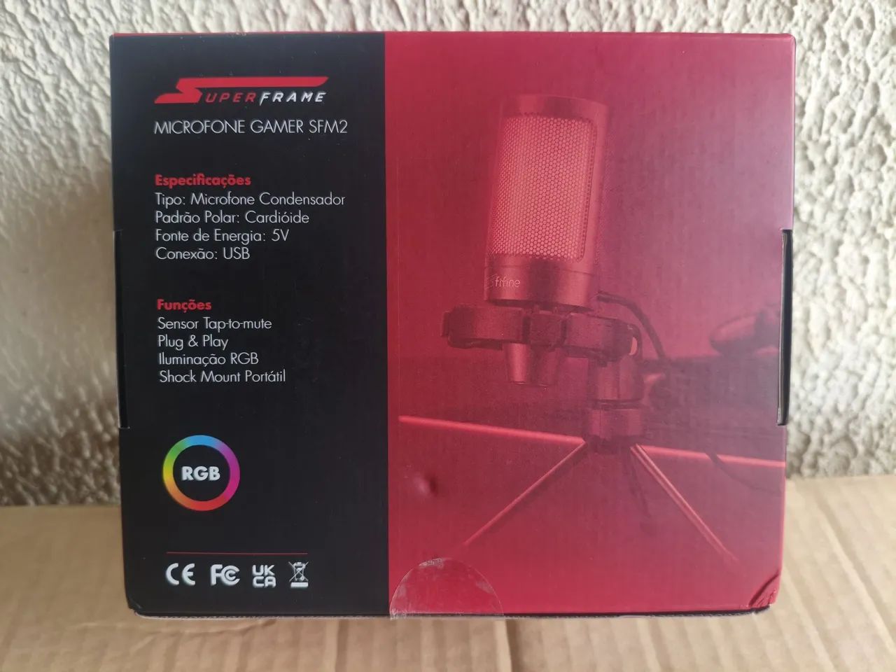Microfone Gamer Condensador Fifine SFM2